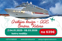 Arābijas kruīzs - AAE, Omāna, Katara
